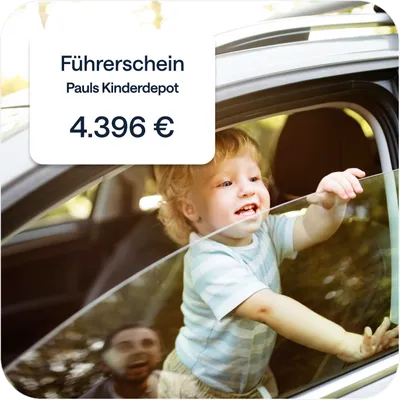 Beispielrechnung Kinderdepot: Wertentwicklung bei 20 € Sparrate pro Monat über 12 Jahre.